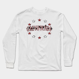 Greyhounds logo. Long Sleeve T-Shirt